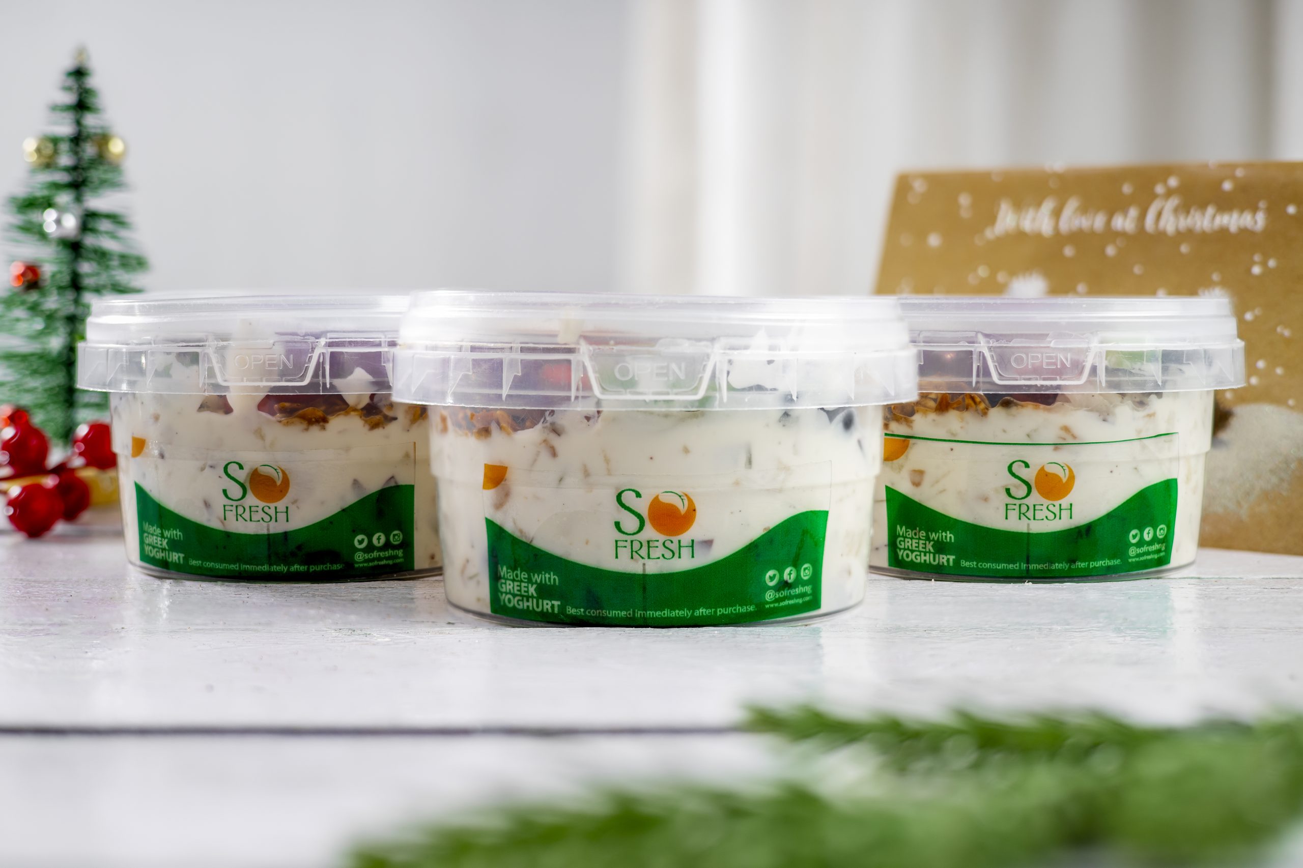 3 Bowls Of Exotic Parfait (410ml)