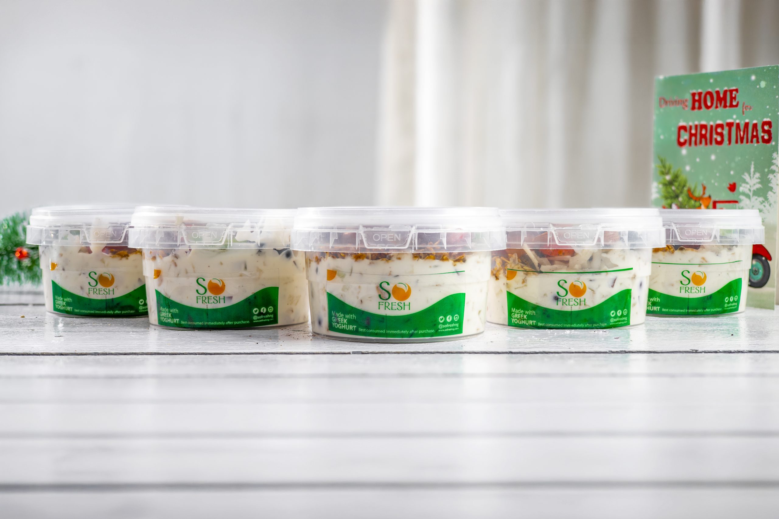 5 Bowls Of Exotic Parfait (410ml)